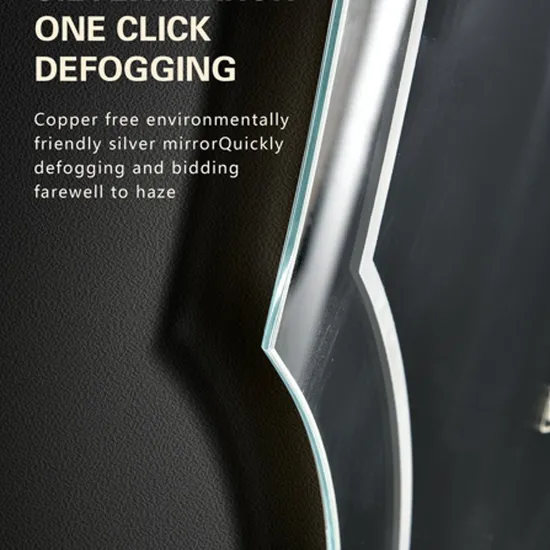 Sleek Touch-Control LED Bathroom Mirror with Smart Features