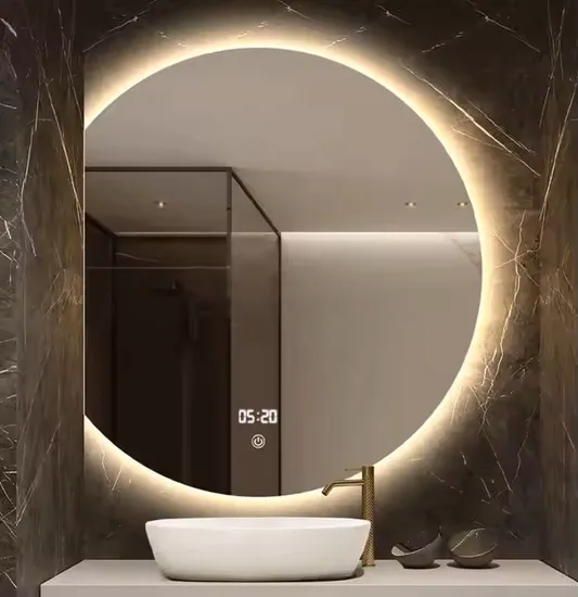 Sleek 5mm Touch Mirror with LED by Chaoyi 500*700mm