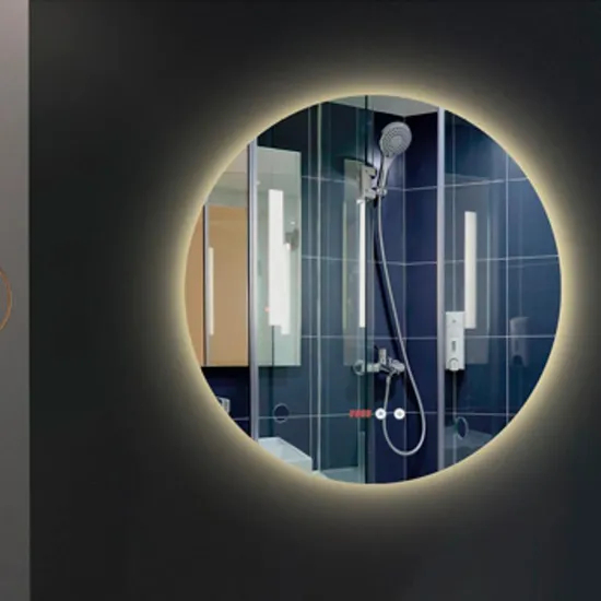 Elegant Touch-Control LED Bathroom Mirror with Built-in Lighting