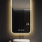 Contemporary LED Bathroom Mirror with Adjustable Brightness Settings