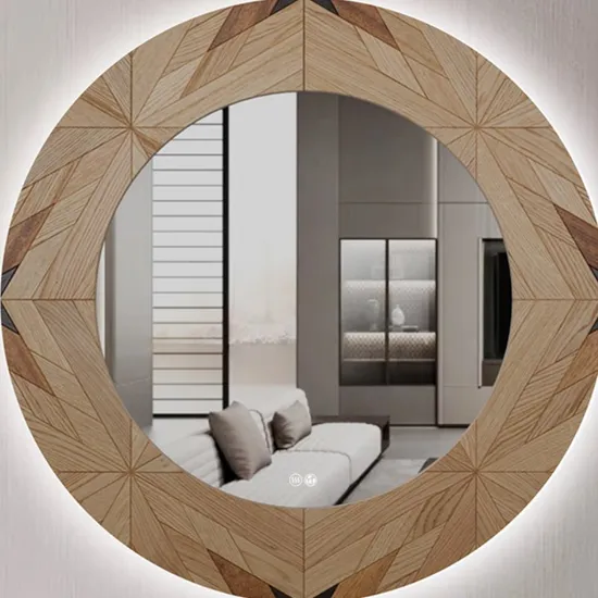 Sleek LED Backlit Bathroom Mirror with Sturdy Aluminum Frame