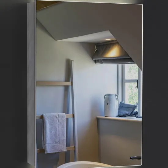Sleek Modern LED Vanity Mirror for Chic Bathroom Spaces