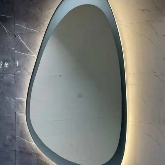 Stylish LED Bathroom Mirror with Custom Brightness and Smart Features