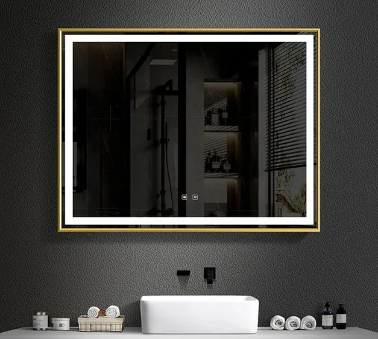 Smart Touch Mirror with LED Lights and Bluetooth Audio