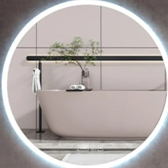 Sleek Touch Screen LED Bathroom Mirror with Adjustable Lighting
