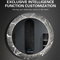 Contemporary LED Smart Bathroom Mirror with Customizable Lighting Options