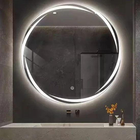 Stylish LED Illuminated Bathroom Mirror with Smart Technology