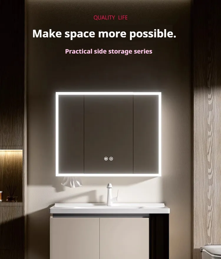 Stylish 400X700mm LED Touch Mirror, 3mm Thick, Touch Control