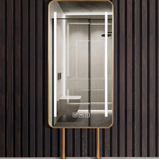 Sleek Modern LED Bathroom Mirror with Customizable Lighting Options