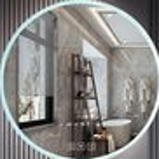 High-Tech Bathroom Vanity Mirror with Smart LED Lighting Options