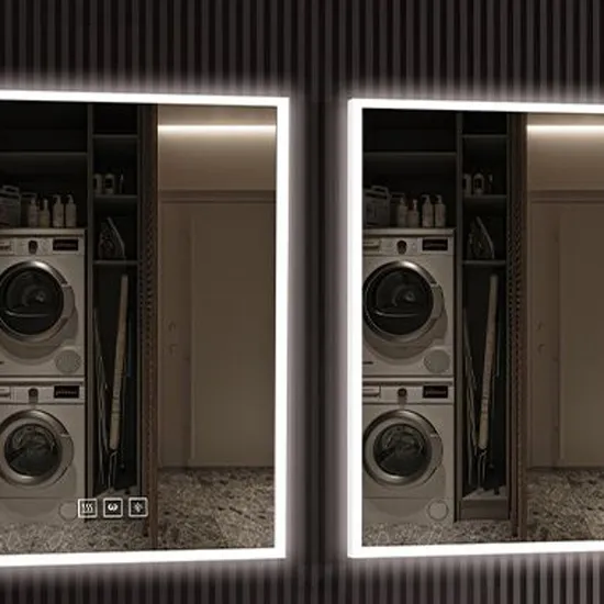 Illuminated Smart Vanity Mirror with Touch Control Lighting