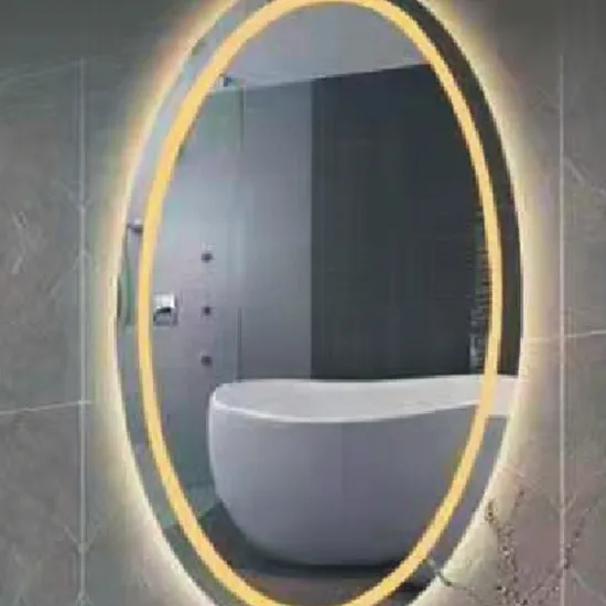 Stylish Touch-Control LED Bathroom Mirror with Vibrant Frame