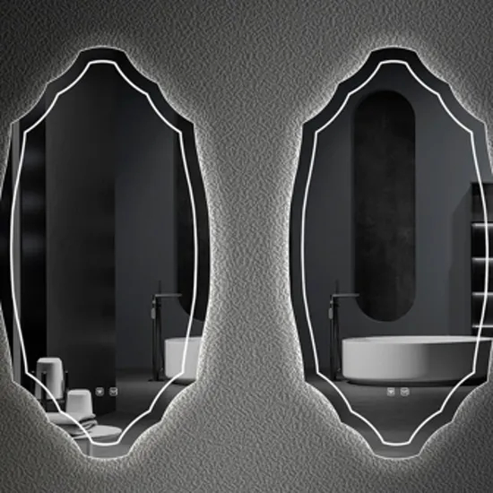 Smart LED Mirror for Bathrooms with Interactive Touch Display