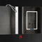 Elegant Touch-Control LED Bathroom Mirror with Built-in Lighting