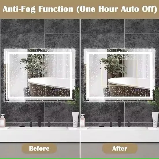 Modern 500*700mm LED Touch Mirror, 3mm Thick by Chaoyi