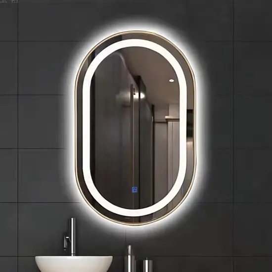 450*750mm Chaoyi LED Touch Mirror, 5mm Thickness for Elegant Spaces