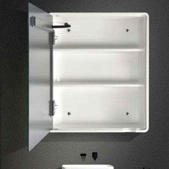 Smart Mirror Customized Wall Mounted LED Bathroom Glass Mirror Bluetooth Defogging Time Music Function Powerful Bathroom Mirror