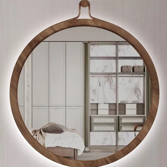 Modern LED Bathroom Vanity Mirror with Elegant Frame