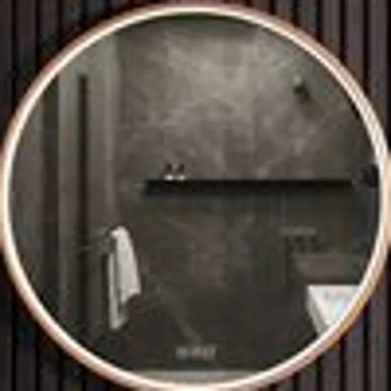 Elegant LED Bathroom Mirror with Touch Sensor and Brightness Control