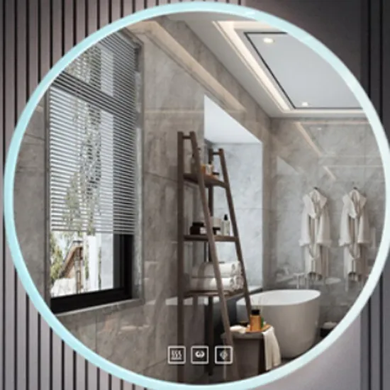 Modern Bathroom Mirror with LED Lights and Smart Technology