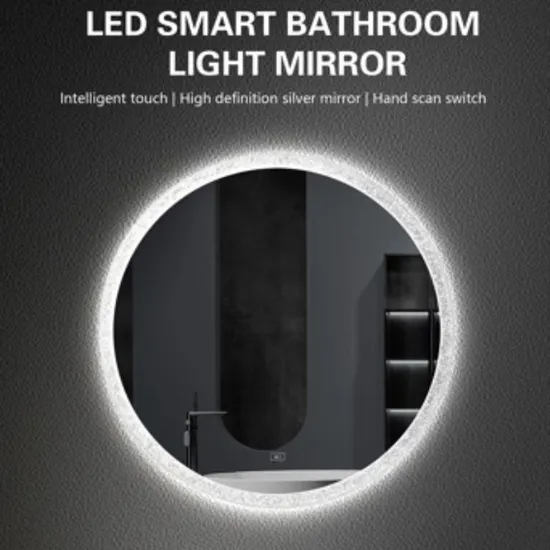 Smart LED Bathroom Mirror with Bluetooth and Touch Control