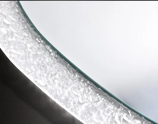 Modern Touch-Control LED Bathroom Mirror with Adjustable Lighting