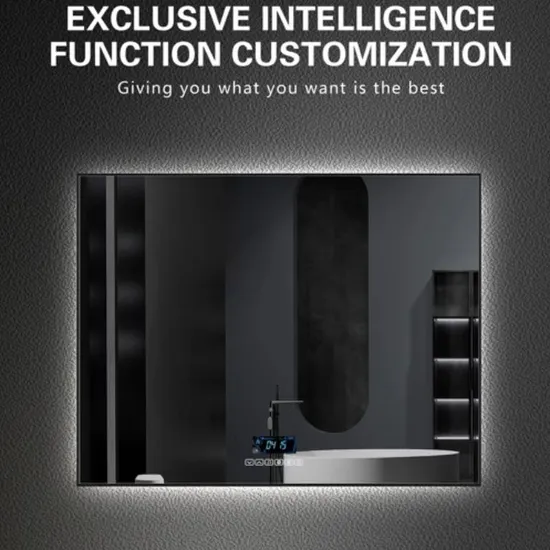 Sleek Touch Screen Vanity Mirror for Luxurious Bathrooms