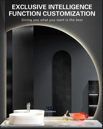 Contemporary LED Illuminated Bathroom Mirror for Perfect Reflection