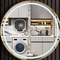 High-Tech Smart Vanity Mirror with LED Lighting Options