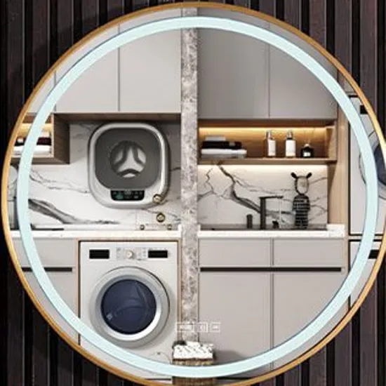High-Tech Smart Vanity Mirror with LED Lighting Options
