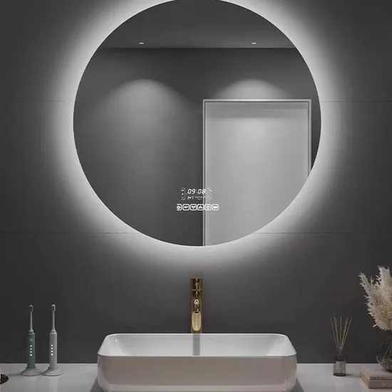 Elegant Bluetooth LED Touch Mirror with Adjustable Lighting